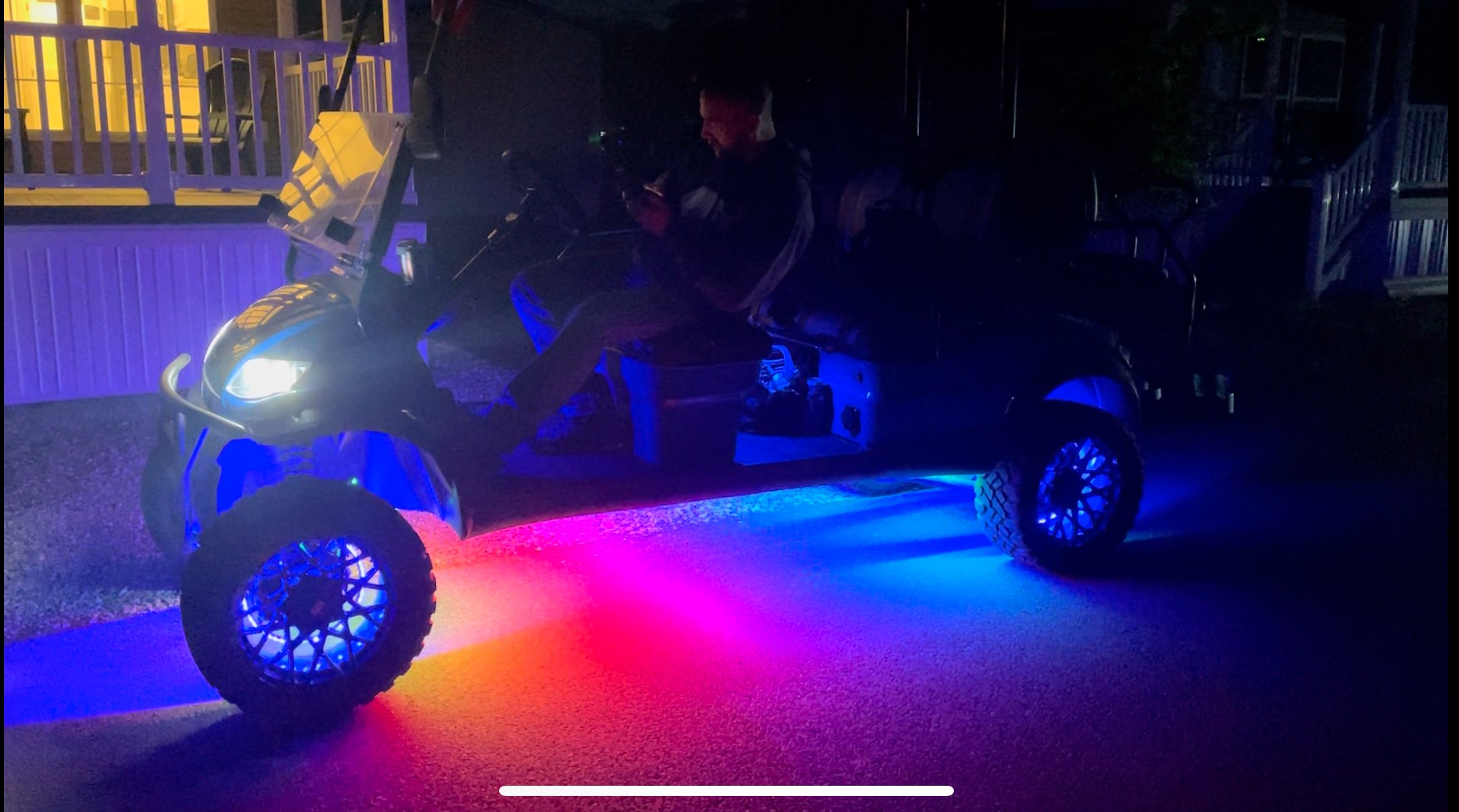Icon golf cart wheel lights led